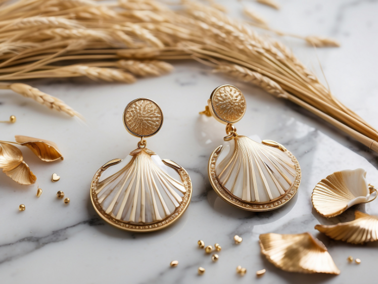 earrings nature inspires - new trends in jewelry